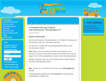 Tablet Screenshot of ferienpass.flensburg.de
